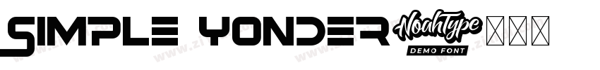 Simple yonder字体转换